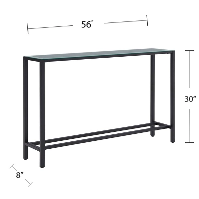 Dillard Narrow Long Console Table Black - Aiden Lane 13 Dillard Narrow Long Console Table Black - Aiden Lane - Image 13