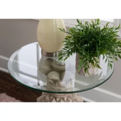 Pamella Pineapple Side Table Gray - Powell Company -Baxton Studio Sale Shop GUEST 72850173 46a9 4acf 812a df5a3e12d5c5
