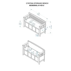 Cynthia Storage Bench - Linon 28 Cynthia Storage Bench - Linon -Baxton Studio Sale Shop GUEST 72a42205 a855 4c34 a722 555919519eba
