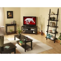 American Heritage Hall Table With Drawer Shelf - Breighton Home -Baxton Studio Sale Shop GUEST 72c1542d 3282 42bf b238 6c9212705beb