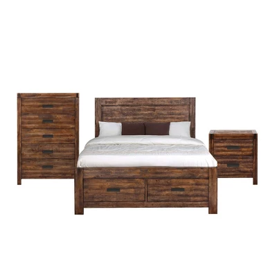 3pc Wren Platform Storage Bedroom Set Chestnut - Picket House Furnishings 14 3pc Wren Platform Storage Bedroom Set Chestnut - Picket House Furnishings - Image 14