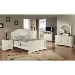 6pc Queen Addison Panel Bedroom Set Dove White - Picket House Furnishings -Baxton Studio Sale Shop GUEST 735c92b5 90a1 4ee7 8b53 d899a471f51b
