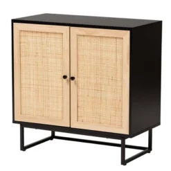Declan Wood And Natural Rattan 2 Door Storage Cabinet Espresso Brown/Black - Baxton Studio 10 Declan Wood And Natural Rattan 2 Door Storage Cabinet Espresso Brown/Black - Baxton Studio -Baxton Studio Sale Shop GUEST 73a31e57 ac5e 4ebe ab7c f5256ee1b3ff