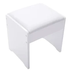 Tangkula 2 Drawers Make-up Mirror Set Vanity Dressing Table Flip-type Desktop With Stool -Baxton Studio Sale Shop GUEST 74bf7829 aa00 4aca a28e 359f9c313ecb