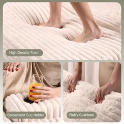 Oversized Chaise Lounge Chair, Upholstered Sleeper Sofa Bed With Storage Ottoman & 3 Pillows, Single Sofa Couch For Living Room Bedroom 14 Oversized Chaise Lounge Chair, Upholstered Sleeper Sofa Bed With Storage Ottoman & 3 Pillows, Single Sofa Couch For Living Room Bedroom -Baxton Studio Sale Shop GUEST 75166b1d e36f 4c72 8836 2bf344eb5689