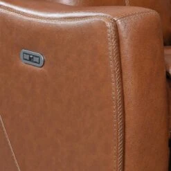Natalia Power Loveseat Console Recliner Caramel Leather - Steve Silver Co. -Baxton Studio Sale Shop GUEST 752c2104 3f1c 4539 95e8 016320d49c96