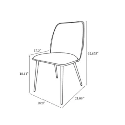 2pk Candelaria Upholstered Dining Chairs - Project 62™ -Baxton Studio Sale Shop GUEST 7569ffe9 a304 4236 bcf6 984eb2a59dcb