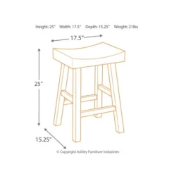Set Of 2 25" Glosco Counter Height Barstools Grizzly Bear - Signature Design By Ashley -Baxton Studio Sale Shop GUEST 756a5918 85ae 46bc a834 a6e400bf0bea