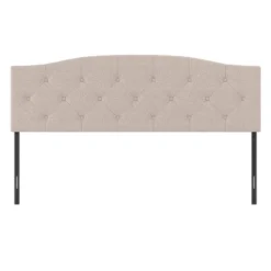King/California King Provence Upholstered Arch Adjustable Tufted Headboard With Frame Linen Fabric - Hillsdale Furniture 13 King/California King Provence Upholstered Arch Adjustable Tufted Headboard With Frame Linen Fabric - Hillsdale Furniture -Baxton Studio Sale Shop GUEST 75a6c69e 1007 4db9 90ae d0a4b79db144
