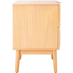 Baisley 2 Drawer Rattan Nightstand - Natural - Safavieh -Baxton Studio Sale Shop GUEST 75c07598 3fa6 4e38 beb3 1437f98459b7