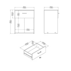 1 Drawer Nightstand In White - Tvilum 16 1 Drawer Nightstand In White - Tvilum -Baxton Studio Sale Shop GUEST 7633ddd9 79eb 4acc a0ba 1325e508d371