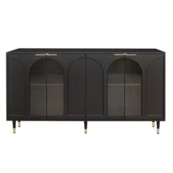 Modern Accent Storage Cabinet With 4 Doors, Wooden Sideboard Buffet Cabinet, Entertainment Center Media Console Table For Kitchen Living Room Entryway 7 Modern Accent Storage Cabinet With 4 Doors, Wooden Sideboard Buffet Cabinet, Entertainment Center Media Console Table For Kitchen Living Room Entryway -Baxton Studio Sale Shop GUEST 77749553 785a 4191 885b 8d7b90a9fe5d