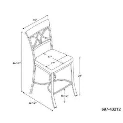 29" Carter Barstool Tan/Cherry - Powell Company 15 29" Carter Barstool Tan/Cherry - Powell Company -Baxton Studio Sale Shop GUEST 77a29baf dece 4330 a765 cc6eb0ab2004
