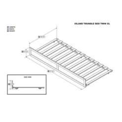 Twin XL Trundle Bed Espresso - AFI -Baxton Studio Sale Shop GUEST 77bee7cf cf5b 4808 87bf 6c94fa7f93ab