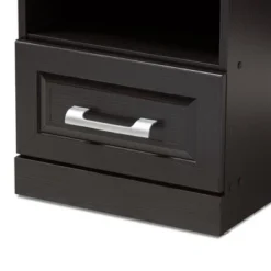 Odelia Modern And Contemporary Finished 1 Drawer Nightstand Dark Brown - Baxton Studio -Baxton Studio Sale Shop GUEST 77d0f491 49ab 43fd 8d4f bb9897f3eab4