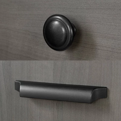 Versa 1 Door Storage Cabinet Gray Maple - South Shore 3 Versa 1 Door Storage Cabinet Gray Maple - South Shore - Image 3