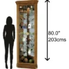 Howard Miller 680485 Howard Miller Dominic Curio Cabinet 680485 Legacy Oak