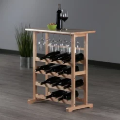 24-Bottle Wine Rack Wood/Beechwood - Winsome -Baxton Studio Sale Shop GUEST 7868c911 0e2d 4f45 8703 a5f50ff5c98e