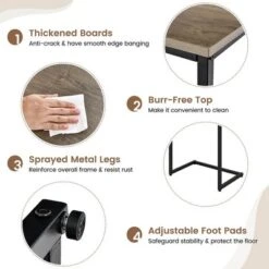 Tangkula 3 Pcs Nesting Coffee End Table Set Stacking Side Nightstand Living Room -Baxton Studio Sale Shop GUEST 7880655d 927c 4c22 a211 a6930bebceff