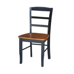 3pc 30" Clay Round Top Pedestal Table With 2 Chairs Dining Sets Black/Brown - International Concepts -Baxton Studio Sale Shop GUEST 78a0cd5d 3666 4d23 8191 88800e1390c0
