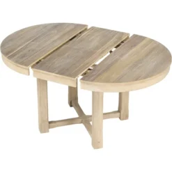 5 PCS Round Extendable Dining Table Set With Butterfly Leaf And 4 Upholstered Dining Armchairs-ModernLuxe 21 5 PCS Round Extendable Dining Table Set With Butterfly Leaf And 4 Upholstered Dining Armchairs-ModernLuxe -Baxton Studio Sale Shop GUEST 78cbce3f 3b81 478e ab91 a7fca9a37a19