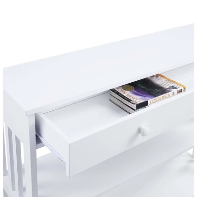 Mission 1 Drawer Console Table - Breighton Home 4 Mission 1 Drawer Console Table - Breighton Home - Image 4