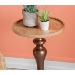 Spegel Side Table Copper - Powell Company -Baxton Studio Sale Shop GUEST 78dd0ff7 4f5c 43df 8618 1c398cfc2bfd