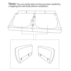 Costway Convertible Futon Sofa Bed PU Adjustable Couch Sleeper W/Wood Legs -Baxton Studio Sale Shop GUEST 7916d9a3 4f84 49f9 b32d f7e7cf1a6a94