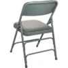 Emma And Oliver 2-pack Padded Metal Folding Chair - Fabric Seat