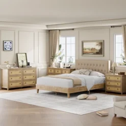 3 Dresser For Bedroom, 29" Tall Dresser, Modern Tall Drawer Dresser With Storage, Wooden Closet Dressers Chest Of Drawers, White -Baxton Studio Sale Shop GUEST 7a3031b5 bd7a 4e4c 979f 274142750857
