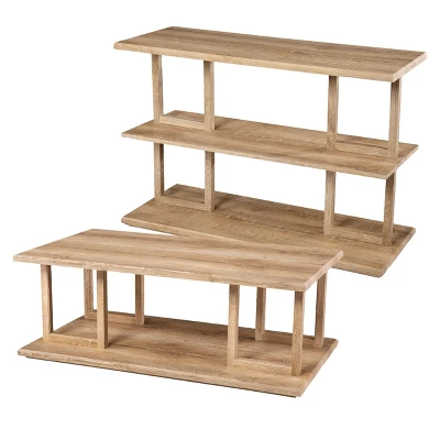 Aylbath Geometric Console Table Natural - Aiden Lane 7 Aylbath Geometric Console Table Natural - Aiden Lane - Image 7