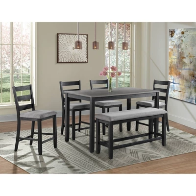 6pc Kona Dining Set - Picket House Furnishings 1 6pc Kona Dining Set - Picket House Furnishings