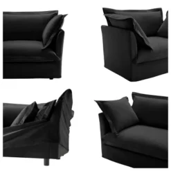 Slipcovered Sectional Sofa, 4 Seater Sofa With Removable Cover, Chenille Fabric Sectional Sofas, Deep Couch For Living Room-Cuddlewood 15 Slipcovered Sectional Sofa, 4 Seater Sofa With Removable Cover, Chenille Fabric Sectional Sofas, Deep Couch For Living Room-Cuddlewood -Baxton Studio Sale Shop GUEST 7b61d2ba 9ddf 452a 898e 31a5ec2b7ab7