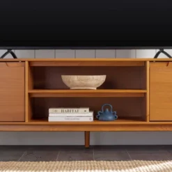 Solid Wood Mid-Century Modern TV Stand For TVs Up To 80" - Saracina Home 27 Solid Wood Mid-Century Modern TV Stand For TVs Up To 80" - Saracina Home -Baxton Studio Sale Shop GUEST 7b8f78dc b7ab 4f0a bbb2 79db23e31b3a