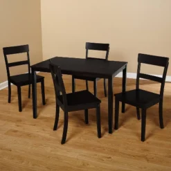 5pc Beverly Dining Set Black - Buylateral 6 5pc Beverly Dining Set Black - Buylateral -Baxton Studio Sale Shop GUEST 7bb41a7e 999f 4309 99da 6d8110b360d7