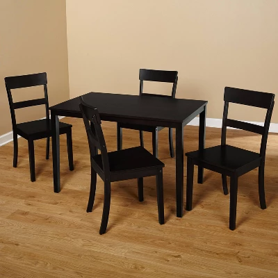 5pc Beverly Dining Set Black - Buylateral 3 5pc Beverly Dining Set Black - Buylateral - Image 3
