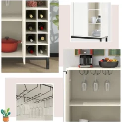 Contemporary Sideboard Stylish Buffet Storage Cabinet - ModernLuxe -Baxton Studio Sale Shop GUEST 7c82495d c0f1 4413 bdad 88aca2dc2896