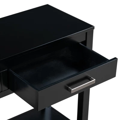 59.1" Modern 3-Drawer Console Table With 1 Shelf For Living Room, Entryway And Hallway - ModernLuxe 14 59.1" Modern 3-Drawer Console Table With 1 Shelf For Living Room, Entryway And Hallway - ModernLuxe - Image 14