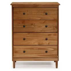 Stiva Classic Mid-Century Modern Vertical 4 Drawer Dresser - Saracina Home -Baxton Studio Sale Shop GUEST 7d52ef34 1e46 4920 a3a1 34d91177eaef