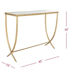 Princess Console Table - FOX6256A - Gold - Safavieh Couture 9 Princess Console Table - FOX6256A - Gold - Safavieh Couture -Baxton Studio Sale Shop GUEST 7d5feb61 a3de 47e9 bd22 33dd91cdfa4f
