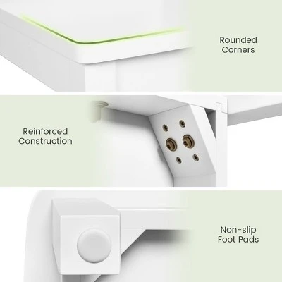 Tangkula Dining Chairs Set Of 4 Wood Dining Room Kitchen Side Chairs For Living Room 6 Tangkula Dining Chairs Set Of 4 Wood Dining Room Kitchen Side Chairs For Living Room - Image 6