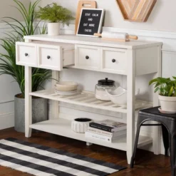 48" Farmhouse Solid Wood 2 Drawer Buffet White - Saracina Home 15 48" Farmhouse Solid Wood 2 Drawer Buffet White - Saracina Home -Baxton Studio Sale Shop GUEST 7e393f61 c951 4f50 a393 b5683bb39207