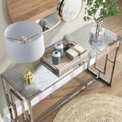 Stagge Glam Rectangle Sofa Table Chrome - HOMES: Inside + Out -Baxton Studio Sale Shop GUEST 7e435205 3131 482b 968e 6faa0332855f