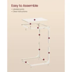 VASAGLE C-Shaped End Table, Small Side Table For Couch, Sofa Table With Metal Frame 11 VASAGLE C-Shaped End Table, Small Side Table For Couch, Sofa Table With Metal Frame -Baxton Studio Sale Shop GUEST 7e8c364d 205a 4f78 b4cd 3dc8e9cf7bd5