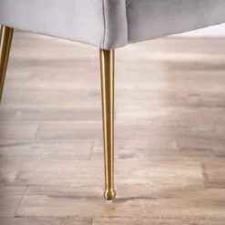 Beverly Velvet Dining Chair Gray - Abbyson Living -Baxton Studio Sale Shop GUEST 7f18ff74 ad61 4d57 99f3 33fe9f02ed14