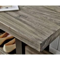 Pomona Metal And Reclaimed Wood Bench Slate Gray - Alaterre Furniture -Baxton Studio Sale Shop GUEST 7f6bc531 798e 4a21 aef5 d54325eeb553