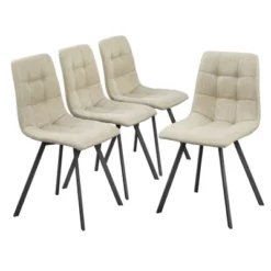 Set Of 4 Rho Dining Chairs - Buylateral -Baxton Studio Sale Shop GUEST 80c6205b 3e49 4523 9999 fbddc72e7e1d