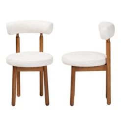Baxton Studio 2pc Edric Boucle Fabric And Wood Dining Chair Set 12 Baxton Studio 2pc Edric Boucle Fabric And Wood Dining Chair Set -Baxton Studio Sale Shop GUEST 81162f0f c0c0 48ae 906b 6be250bd91d3
