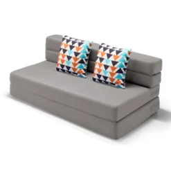 ARTPLAN Fold Sofa Bed-Sleeper Single With Pillow,Futon Sleeper Chair Guest Bed With Washable Linen Cover, Foldable Mattress For Living Room, -Baxton Studio Sale Shop GUEST 815b3032 2396 498f 8c30 f99cdde7164a