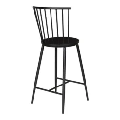 26" Bryce Counter Height Barstool Black - OSP Home Furnishings -Baxton Studio Sale Shop GUEST 829b32c7 6b9a 42a9 afc6 cfdcc0fdbaf2